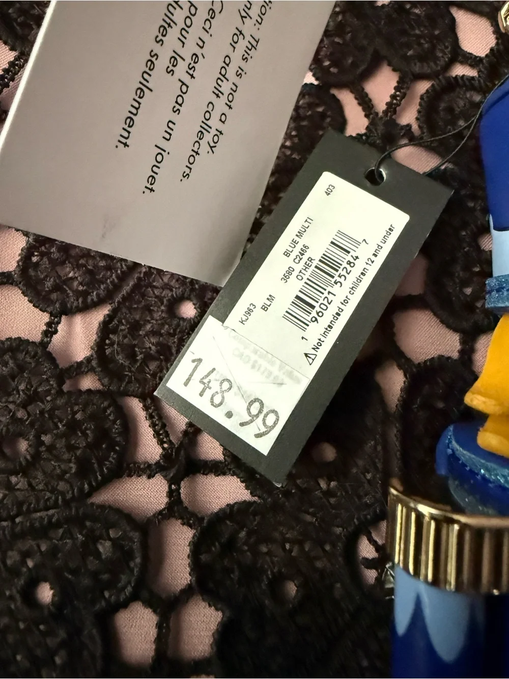 NWT Kate Spade Oh What Fun 3D Nutcracker Key Chain